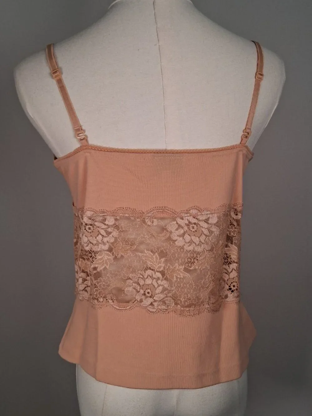 Archival D&G Peach Satin Knit & Lace Camisole size IT 44 - US 8 - Picture 5 of 9